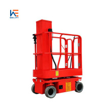 Electric Sleeve Type Lift Mobile Indoor Self-Propelled Man Lift Platform Mast Lift for Cleaning