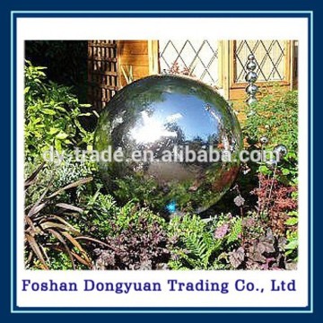 high polished decorative stainless steel hollow orbs