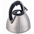 Kettle silbando sonido con acero inoxidable pulido