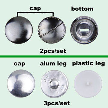 Alum Covered Button