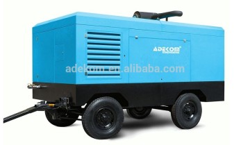 Diesel engine diven portable air compressor