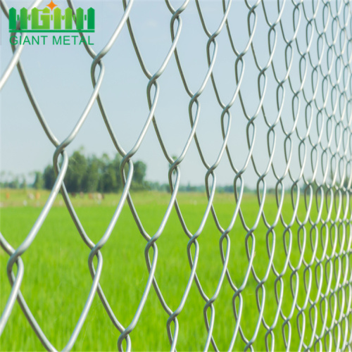 Kualitas tinggi PVC Dilapisi Galvanized Chain Link Fence