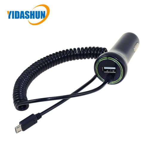 24W snelle USB autolader enkele poort