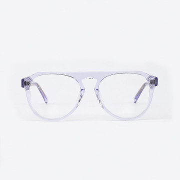 Classic Aviator Acetate Unisex Blue Light Eyeglasses