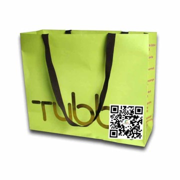 New fancy custom high quality printed shopping paper bag