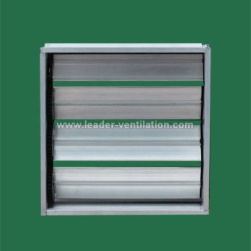 Opposite blade damper