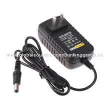 18V/1A Wall Mount AC Adapter with CE/FCC/PSE/CB/KC/UL Mark, 5-year Warranty, IC Modchip Design