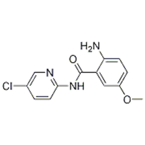 2-амино-N- (5-хлорпиридин-2-ил) -5-метоксибензамид CAS 280773-17-3