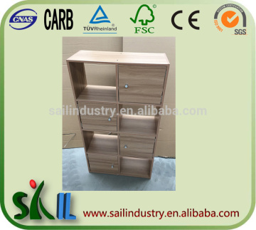 book case on the wall