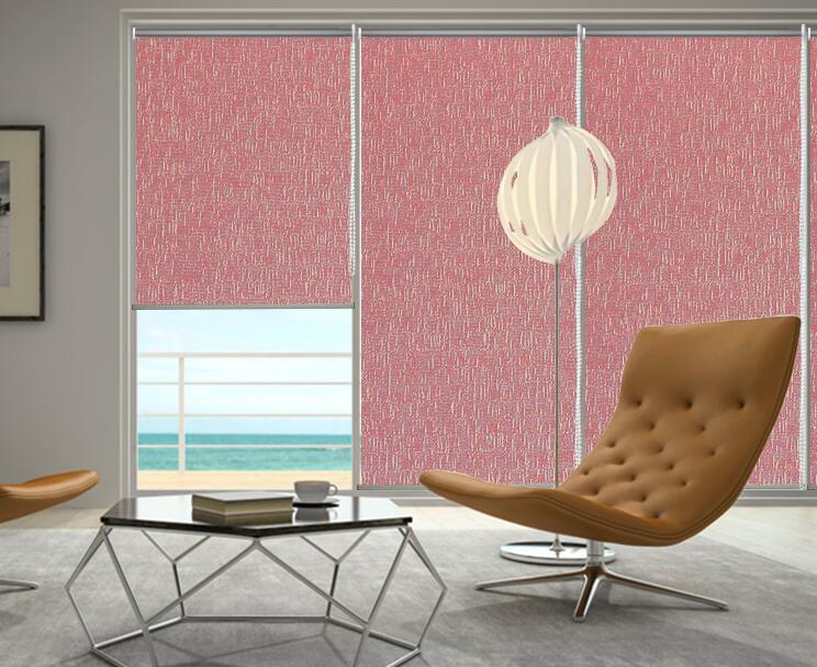 Polyester Jacquard Dyed Plain Window Roller Shades Curtain