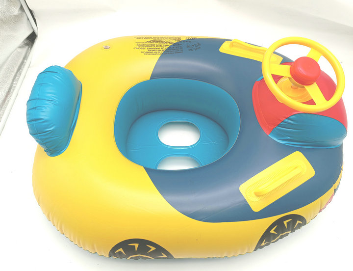 Barco de agua inflable de juguete para bebé con asa