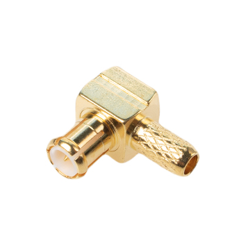 Right Angle MCX Male Plug RF Coaxial Adapter