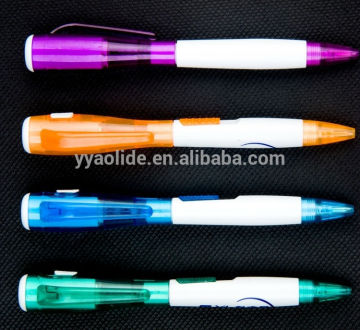 Plastic ballpoint pen LED Flashlight Pen Promotional Ball Point Pen with LED Light