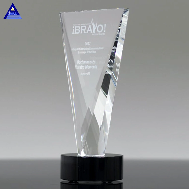 Cheap Wholesale K9 Blank Crystal Trophy Awards Custom 3D Laser Engrved Crystal Glass Trophies for Business Gift