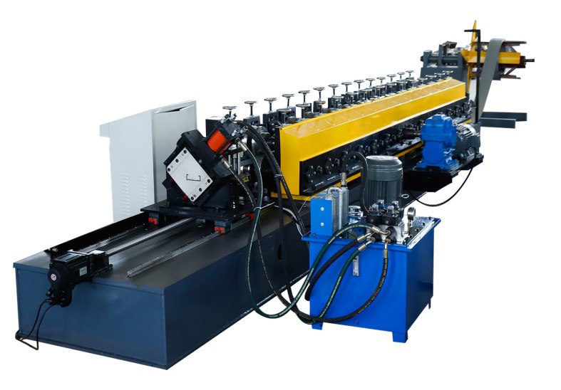 CU shape profile C U purlin roll forming machine