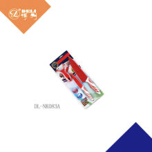 3 pieces soft handle non-stick kitchen knife set