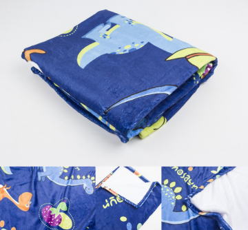 Digital Print Dinosaur World Flannel Blanket