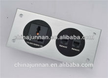 CE approval aluminium thin wall socket for advanced hotel system