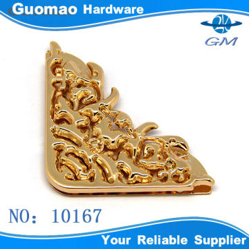 49.5mmx49.5mm gold decorative handbag metal cornner