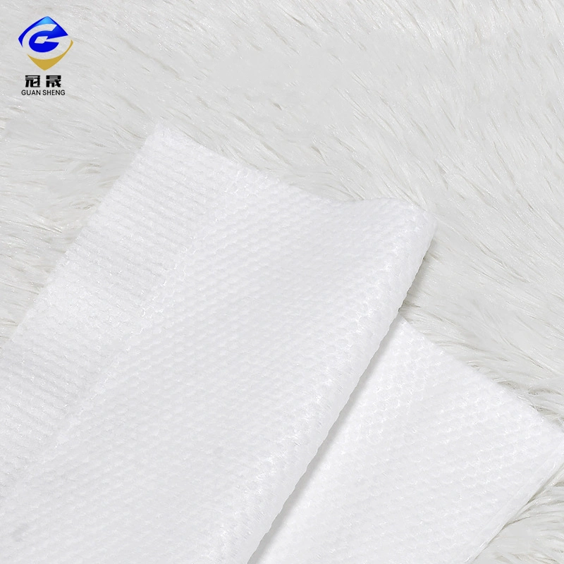 Made in China Good Price Fast Delivery Spunlace 10%Viscose90%Polyester Nonwoven Fabric Parallel Plain 35GSM for Wet Tissue and Wet Wipes