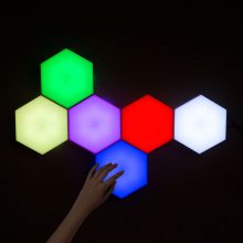 Smart Modular Hex Tile Panels with LED Gaming Lights