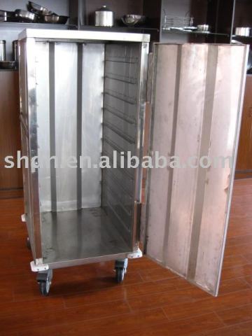 Stainless steel kitchen storage cabinet