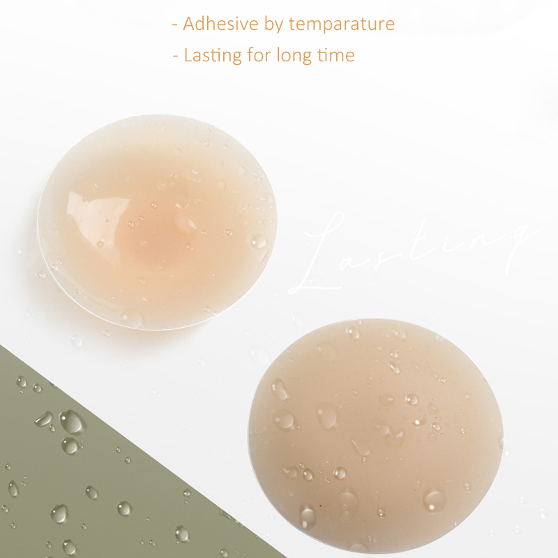 Pasties nipple cover no adhesive waterproof silicone nipple cover