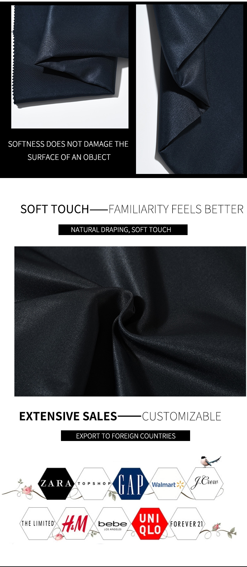 double layer way stretch heavy twill fabric for dress or trousers