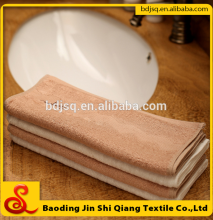 Soft and embroidery bamboo hand towel, machine embroidery face towel