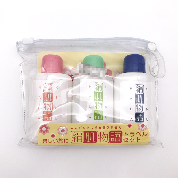 Mini personal care moisturizing travel bath body care set with shampoo conditioner shower gel
