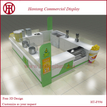 fashion sweet cup corn kiosk with led lights