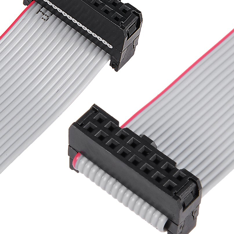 Wholesale Raspberry Ribbon cable Pitch 1.27/2.0/2.54mm 6/12/16/20/40 pin IDC flat INDUSTRY cable male to female extender for PCB
