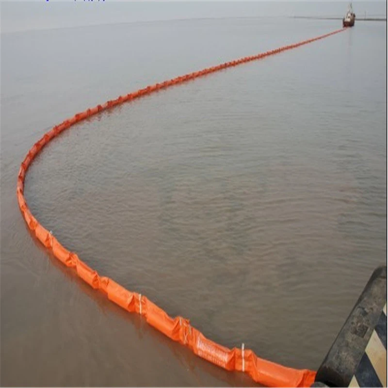 Inflatable Rubber Boom, PVC Oil Boom, Rubber Oil Boom, Oil Boom