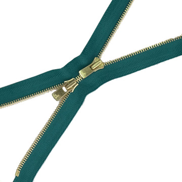 YKK metal double zipper supports customization