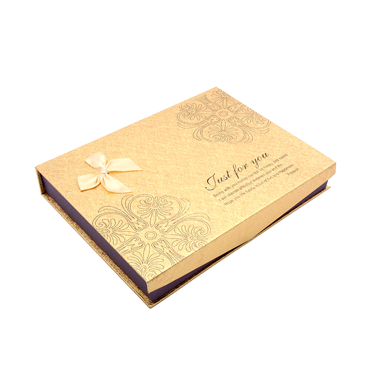 High Quality Luxury Chocolate Packaging Box Gift Box With Bowknot