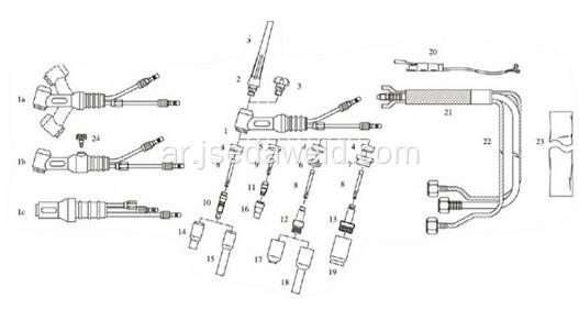 WP-18 ماء TIG TIG TRACH