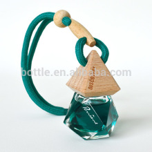 Colorful 7ml Car Mirror Hanging glass star shape bottle