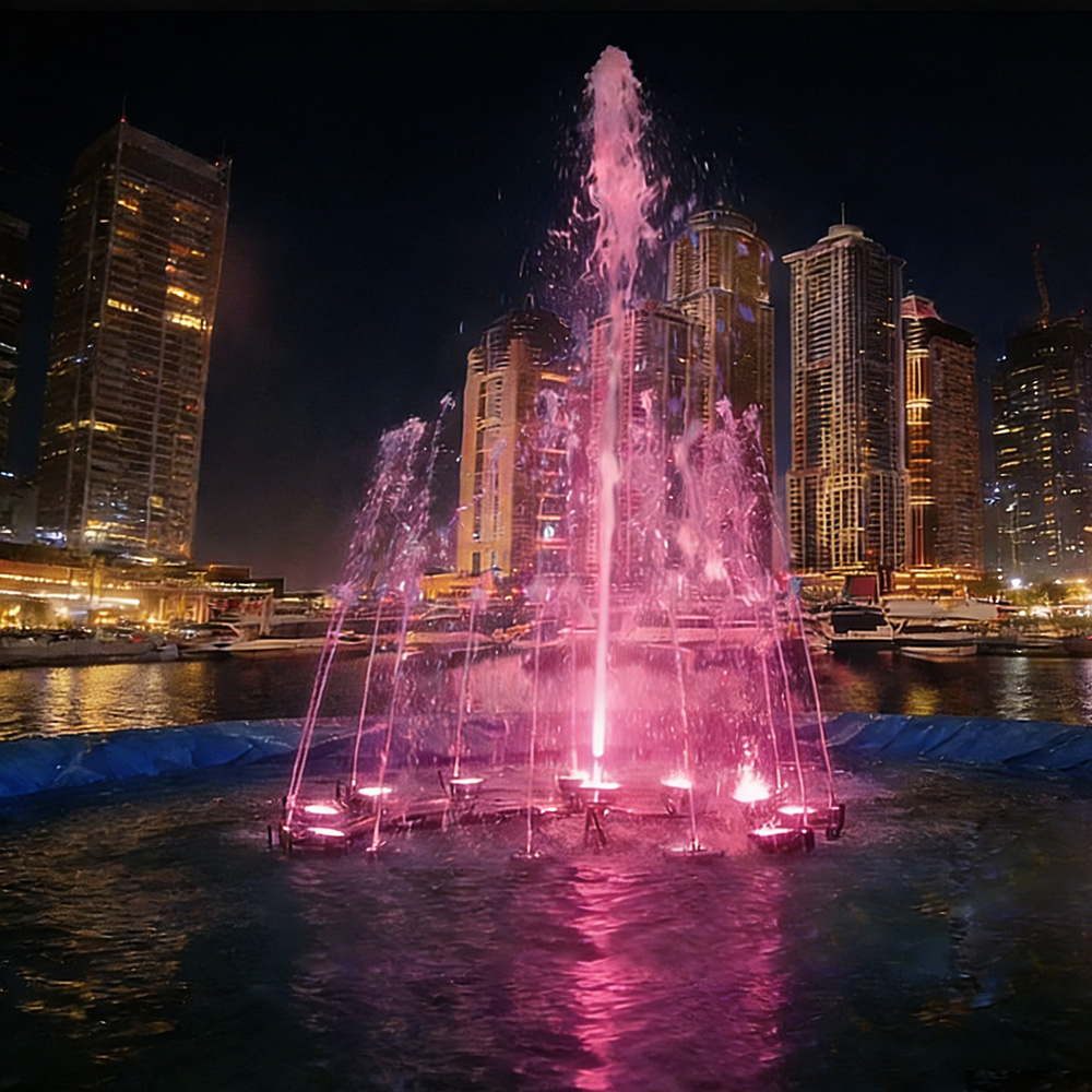 نافورة الماء الراقصة للمنزل dancing water fountain for home