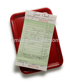 FSC guest check CT-T4997-3SP guest check book 2 part