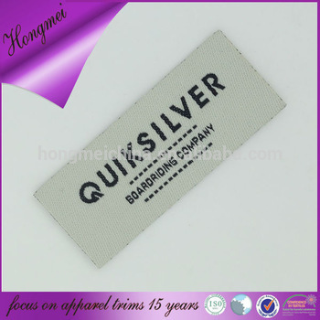 high definition shirt label design with rectangle shape