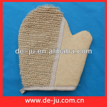 Natural Sisal Hemp Materials Exfoliating Scrub Mitts