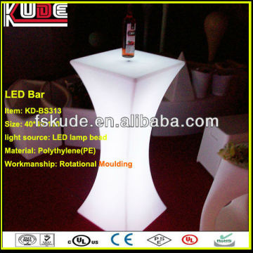 LED Luminous Bar furniture modern plastic bar cocktail table