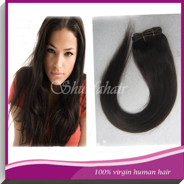 Wholesale pure indian remy virgin human hair weft,30 inch remy human hair weft,silk straight hair weft