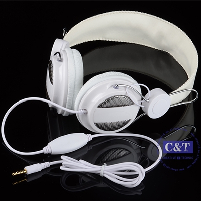 C&T PC Gaming Headset Stereo Over Ear Headphones with Microphone Computer Headset for Games