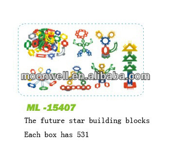 2014 Assembly toy children building block toys;children plastic building blocks