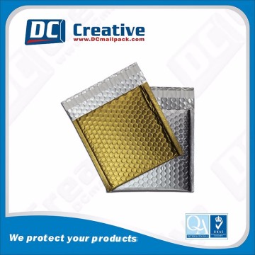 2016 Newest Hot Selling Bubble Mailer , Aluminized Metallic Bubble Mailer