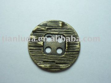 fashion 4 holes zinc alloy button metal button