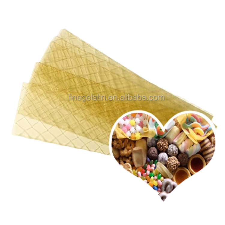 Beef Leaf Gelatin Sheets 200bloom For Mousse Mirror Glaze Cream Cake Dessert Jellies