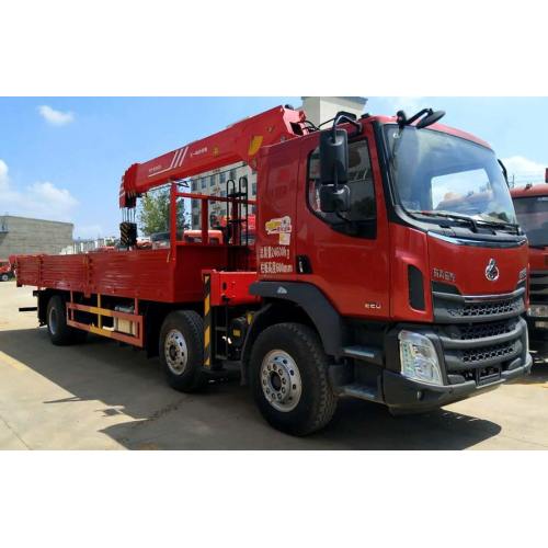 Grue montée sur camion à flèche télescopique Dongfeng 10 tonnes