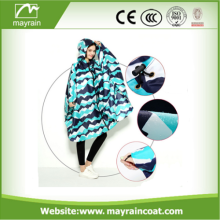 Adult Bicycle Motorcycle Rain Poncho with Hood